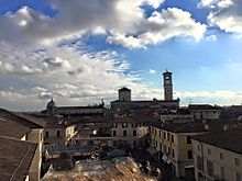 Vista aerea dal centro storico