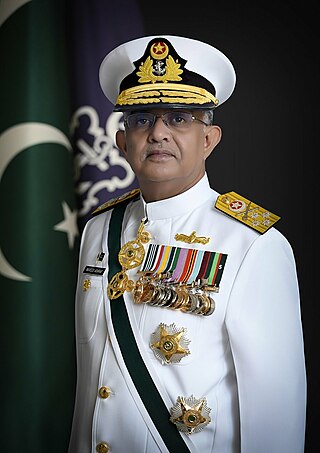 <span class="mw-page-title-main">Naveed Ashraf</span> Admiral and Chief of the Naval Staff (Pakistan)