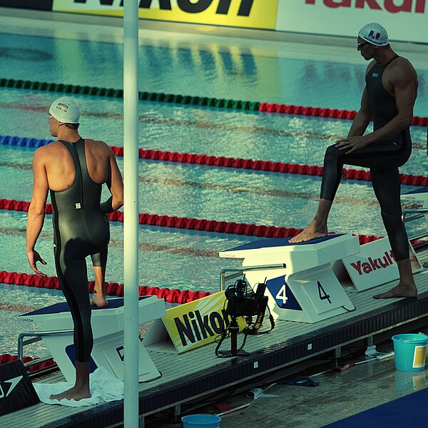 File:Cielo and Bernard - before 100m free - Roma09.jpg