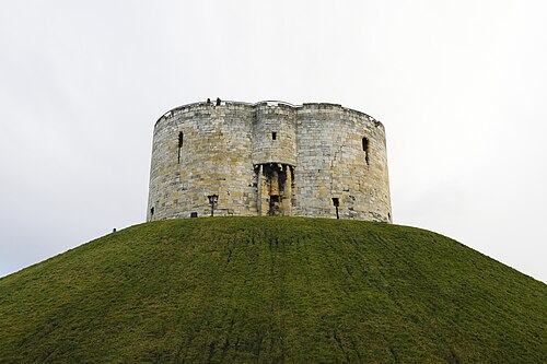 Clifford's Tower York Castle York England Britain UK United Kingdom (39393468910).jpg