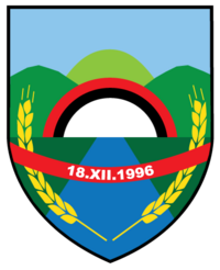 Coat of arms of Čegrane Municipality.png