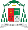 Coat of arms as Bishop of Lucena