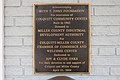 Colquitt-Miller County Chamber of Commerce and Welcome Center plaque