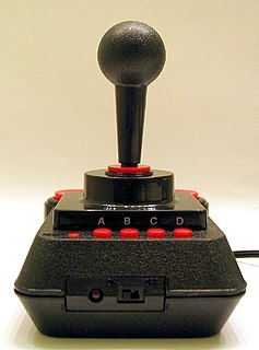 The C64 Direct-to-TV, called C64DTV for short, is a single-chip implementation of the Commodore 64 computer, contained in a joystick, with 30 built-in games. The design is similar to the Atari Classics 10-in-1 TV Game. The circuitry of the C64DTV was designed by Jeri Ellsworth, a computer chip designer who had previously designed the C-One.