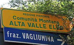 Comunitatea montană Alta Valle Elvo - Vedere