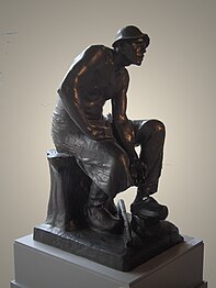 El Pudelador (1884-1888), de Constantin Meunier, Museos Reales de Belles Artes de Bélxica.