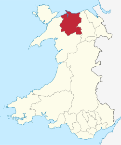 Conwy County District - Läge