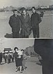 Crew members of mv Metallurg Anosov in Japan on the upper photo and citizens of Japan on the lower photo. Both photos dated 08 of March 1964 about.