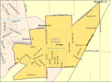 Map of Crosby CDP CrosbyTXMap.png