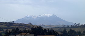 Vista de Cumbal desde el sureste.