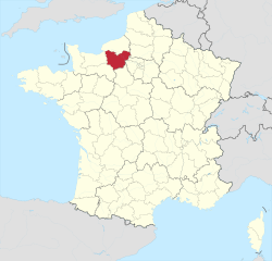 Разположение на Йор във Франция