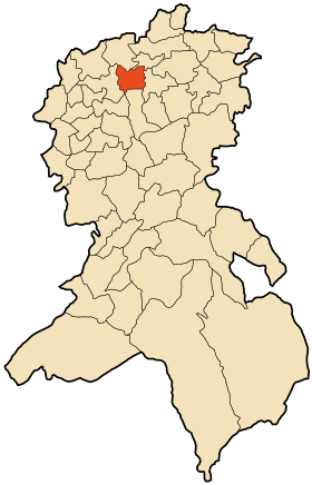Localisation de Sidi Bel Abbès