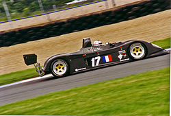 LMP296 на этапе в Донингтон-парке Международной серии спортивных гонок в 1997 году.