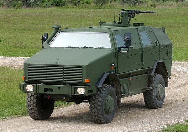 The ATF Dingo of the German Army is a well-protected infantry mobility vehicle used by several European armed forces