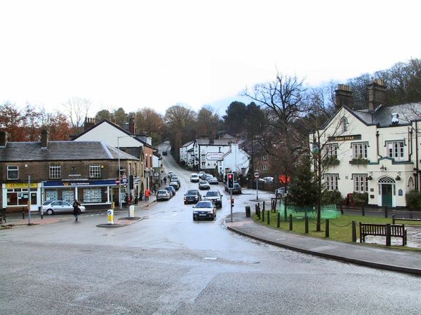 Disley village centre