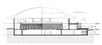 Side view of the facilities architectural cross-section Dome side.gif