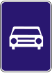 Sign for the expressway valid until 2020