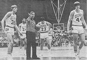 Duke free throw, Duke Chronicle 1979-02-15.jpg