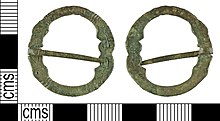 Annular brooch with animal heads Early-Medieval , Annular brooch (FindID 761461).jpg