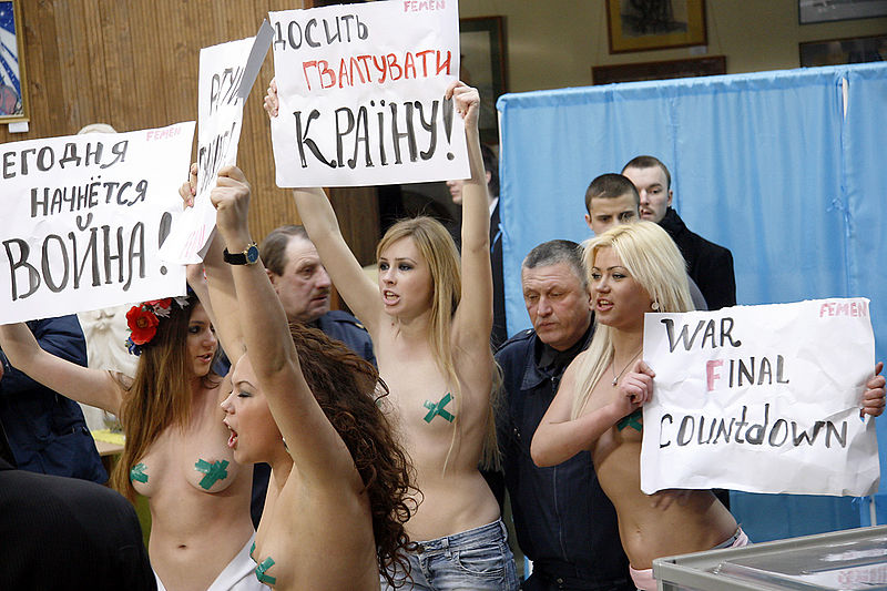 File:Election Protest Crucified Ukraine.jpg