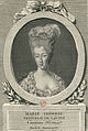 Engraved portrait of Maria Theresa of Savoy 02 - 18th century.jpg