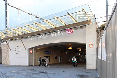 Cómo llegar a Gare Rosa Parks en transporte público - Sobre el lugar