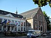 "Kirche zur Unbefleckten Empfängnis" met orgel en meubilair, raadhuis en rectoraat (gevels en daken), grensmuur en omgeving (beplante binnenhoven)