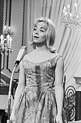 Isabelle Aubret, victorieuse en 1962.