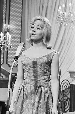 Eurovisie Song Festival 1962, Luxemburg, voor Frankrijk Isabella Aubret, Bestanddeelnr 913-6612.jpg