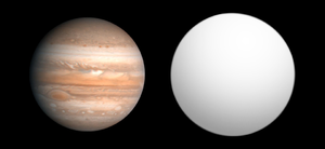 木星との大きさの比較