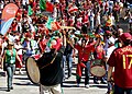 Fans of the Portuguese national football team in Cologne