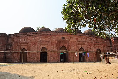 Multi-domed Pathrail Mosque, 15th-century