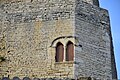 Gotisches Spitzbogenfenster am Donjon
