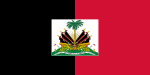 1:2 Flagge von Haiti 1964 bis 1986
