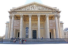 Pórtico hexástilo doble de Santa Genoveva (1764-1790) (hoy Panteón), París