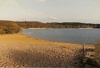 Frensham Village in Surrey, England