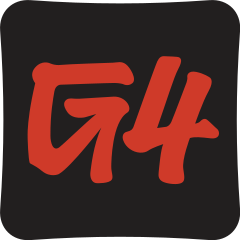 Logo used from May 2005 to March 2007. The logo would also be used by G4 Canada until its closure.