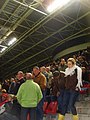 Toeschouwers in Stadion Galgenwaard tijdens een wedstrijd van FC Utrecht. Camera location 52° 04′ 40.89″ N, 5° 08′ 43.11″ E  View all coordinates using: OpenStreetMap