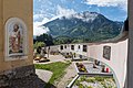 English: Cemetery around the parish church Saint Leonard Deutsch: Friedhof um die Pfarrkirche hl. Leonhard