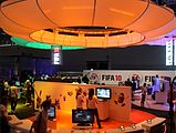 Stand van Electronic Arts in 2009