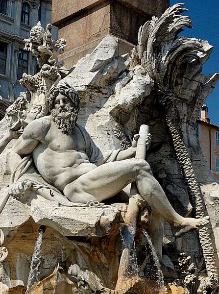 File:Ganges fontana dei Quattro Fiumi Rome.jpg