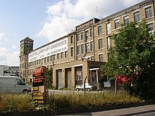 Gannex Mills at Elland, West Yorkshire Gannex Mill, Dewsbury, Elland - geograph.org.uk - 38936.jpg