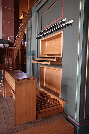Geisenheim - Heilig Kreuz - Hauptorgel - Orgel - Spieltisch !.jpg