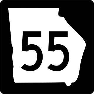 <span class="mw-page-title-main">Georgia State Route 55</span> State highway in southwestern Georgia
