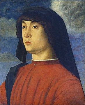 Portrait d'un jeune homme en rouge, vers 1480, National Gallery of Art, Washington