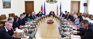 <span class="mw-page-title-main">Glavchev Government</span> Incumbent caretaker government of Bulgaria