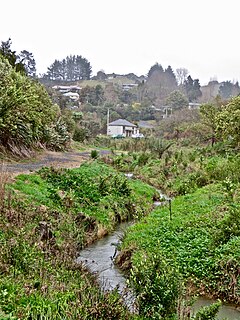 Glen Massey Village in Waikato region, New Zealand