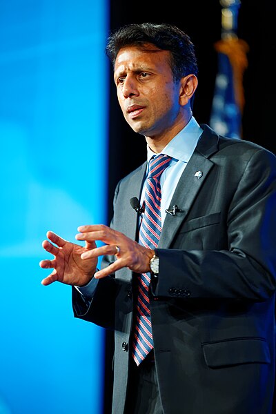 File:Governor of Louisiana Bobby Jindal at Southern Republican Leadership Conference, Oklahoma City, OK May 2015 by Michael Vadon 14.jpg