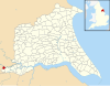 Gowdall UK шіркеуінің локаторы map.svg