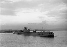 HMS Telemachus, which King commanded from 1943 to 1945. HMS Telemachus.jpg